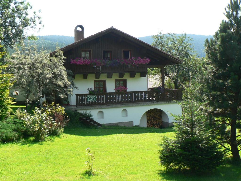Zahrada ubytování Pension Klose