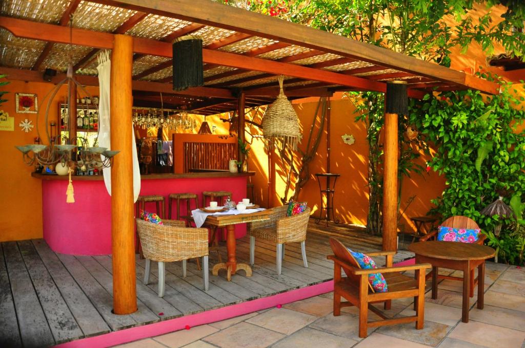 Restaurace v ubytování Guest House Villa 2 Santos