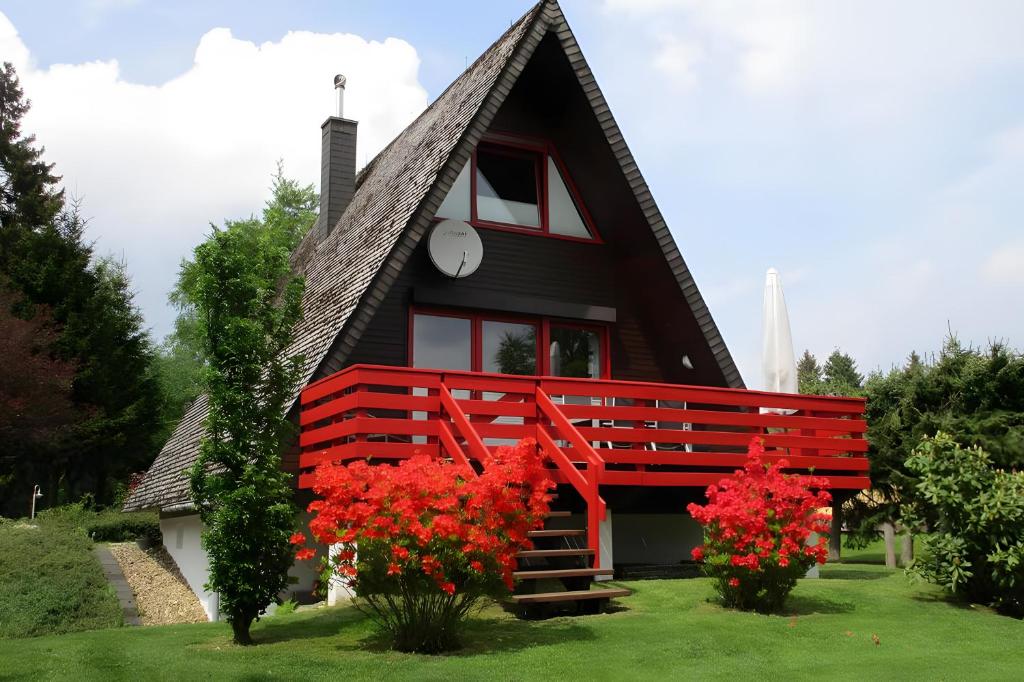 Zahrada ubytování Ferienhaus Zum Vennbiber