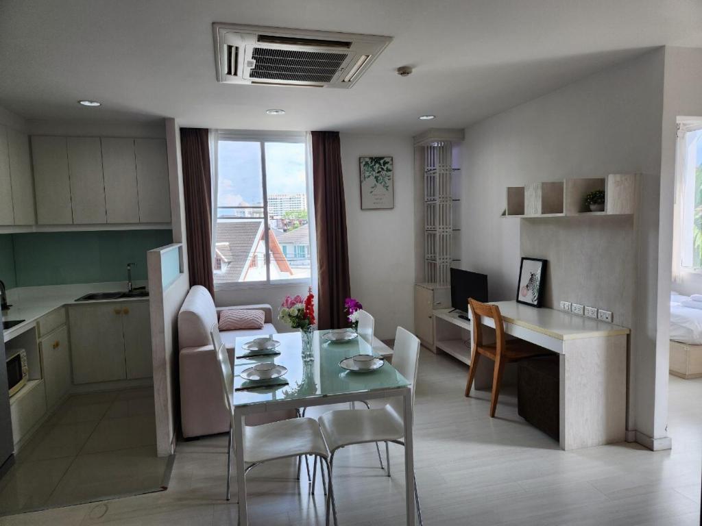 Kuchyň nebo kuchyňský kout v ubytování Nimman 2Bedrooms