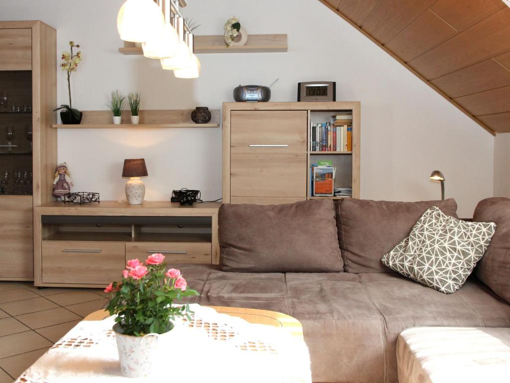 Χώρος καθιστικού στο Ferienwohnung Niemeier