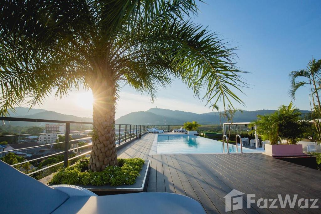 En generel udsigt til bjerge eller udsigt til bjerge taget fra lejligheden