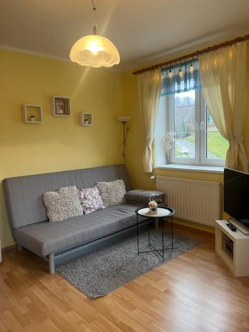 Posezení v ubytování Apartment MANHATTAN