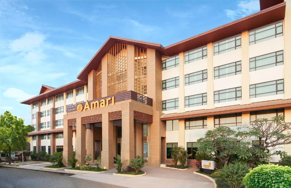 a rendering of the front of a building at Amari Vang Vieng in Vang Vieng