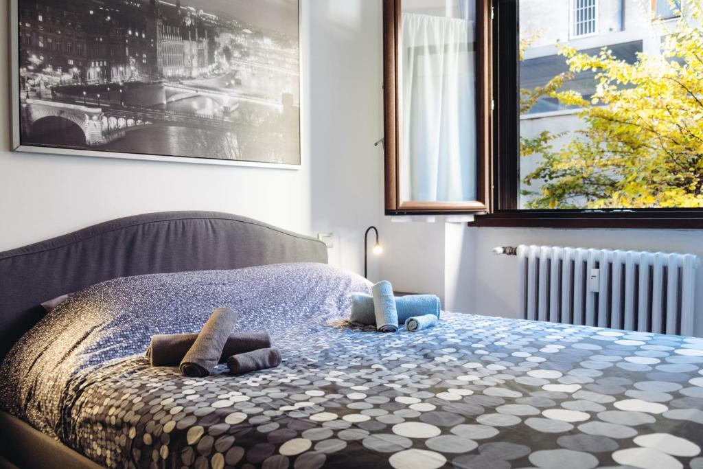 En eller flere senge i et værelse på ANDREA