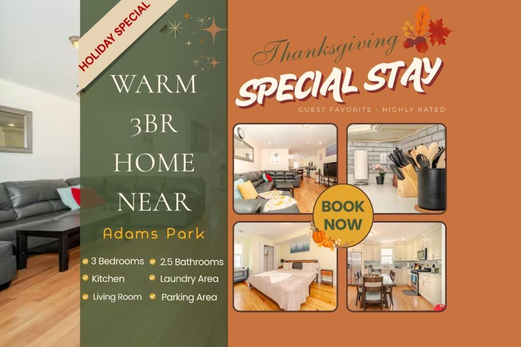 a collage of photos of a living room at 39 - 3BR Quincy - Stunning Townhouse near Adams in Quincy