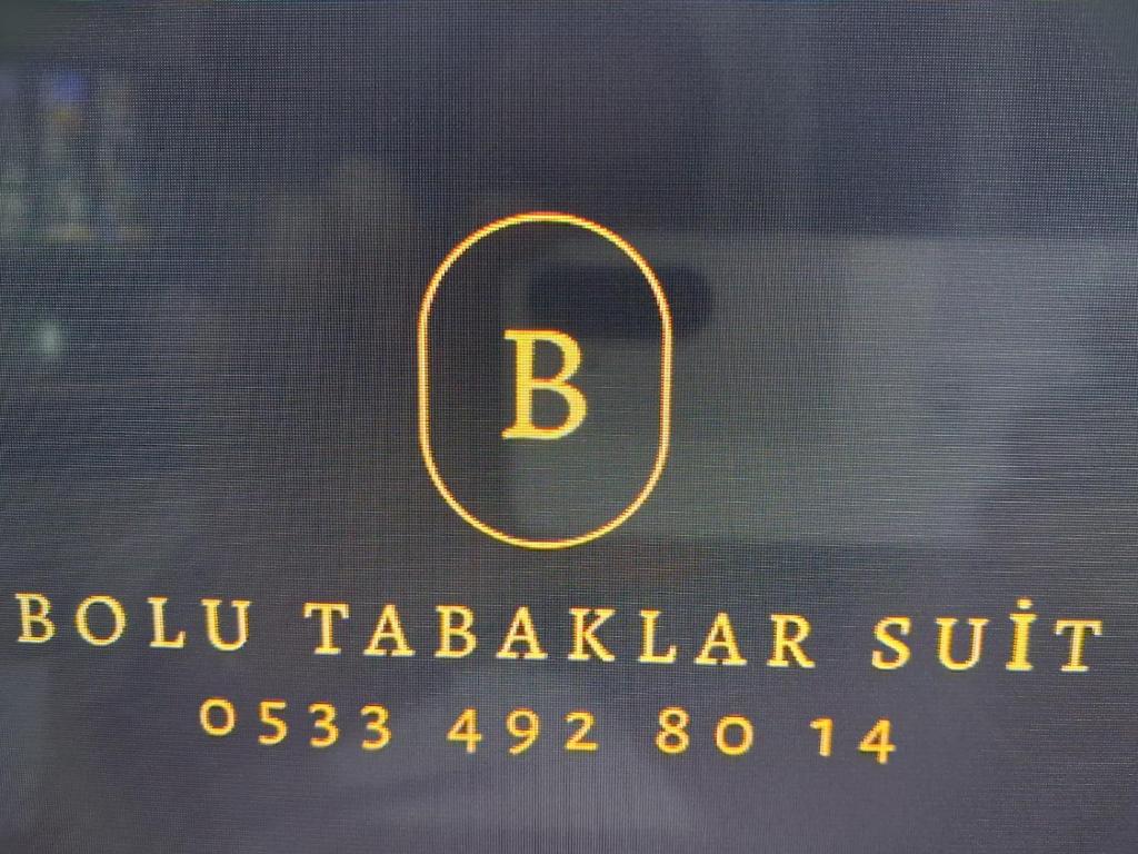 Πιστοποιητικό, βραβείο, πινακίδα ή έγγραφο που προβάλλεται στο Bolu Tabaklar suit