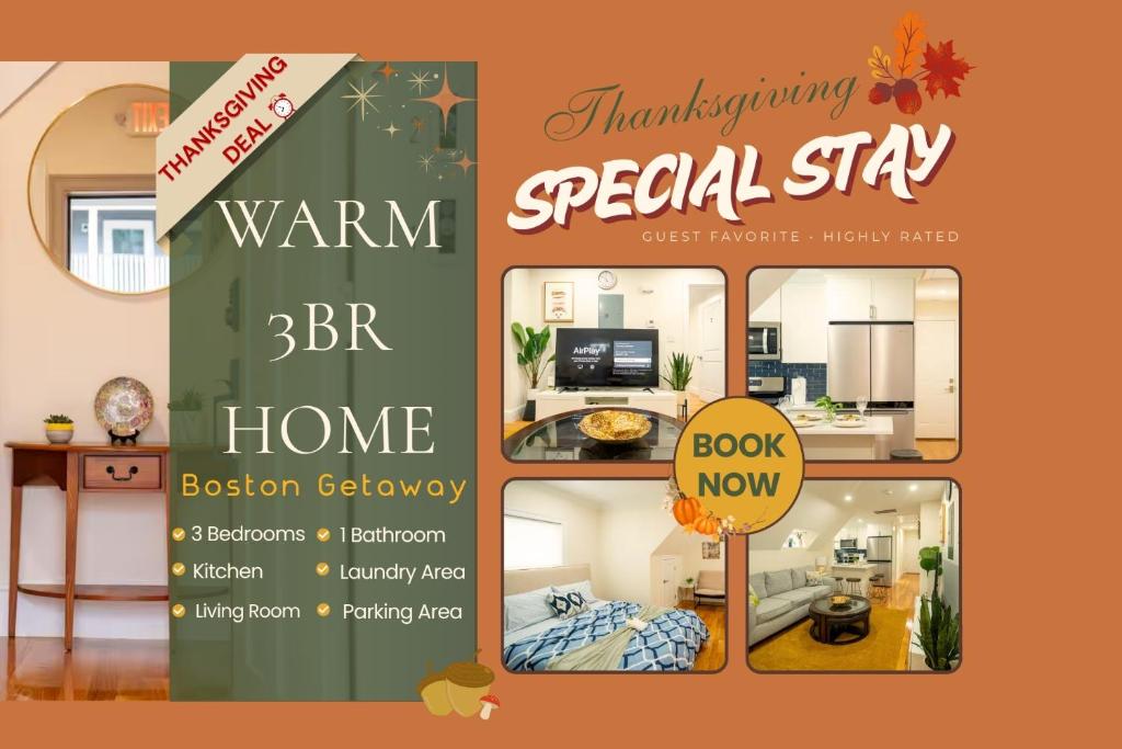 Πιστοποιητικό, βραβείο, πινακίδα ή έγγραφο που προβάλλεται στο 82 - 3BR Boston - Stylish Stay near MBTA