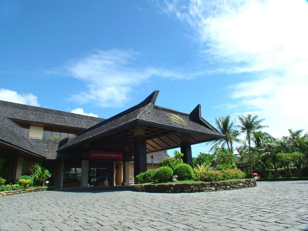 a large building with a canopy on top of it at Caesar Park Hotel Kenting in Kenting