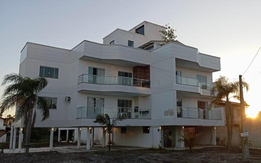 Bygningen som lejlighedshotellet ligger i