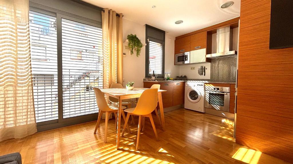 Kuchyň nebo kuchyňský kout v ubytování Acogedor apartamento by Prestigi