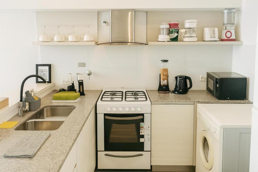 Kuchyň nebo kuchyňský kout v ubytování Alto Estomba