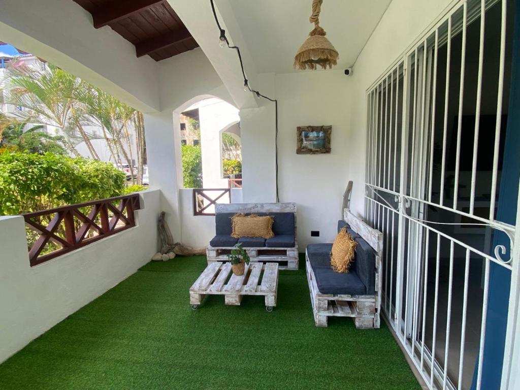 Balkón nebo terasa v ubytování Xarraca