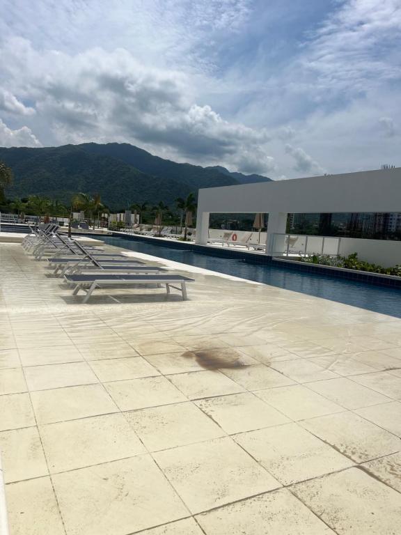 山景或在公寓看到的山景