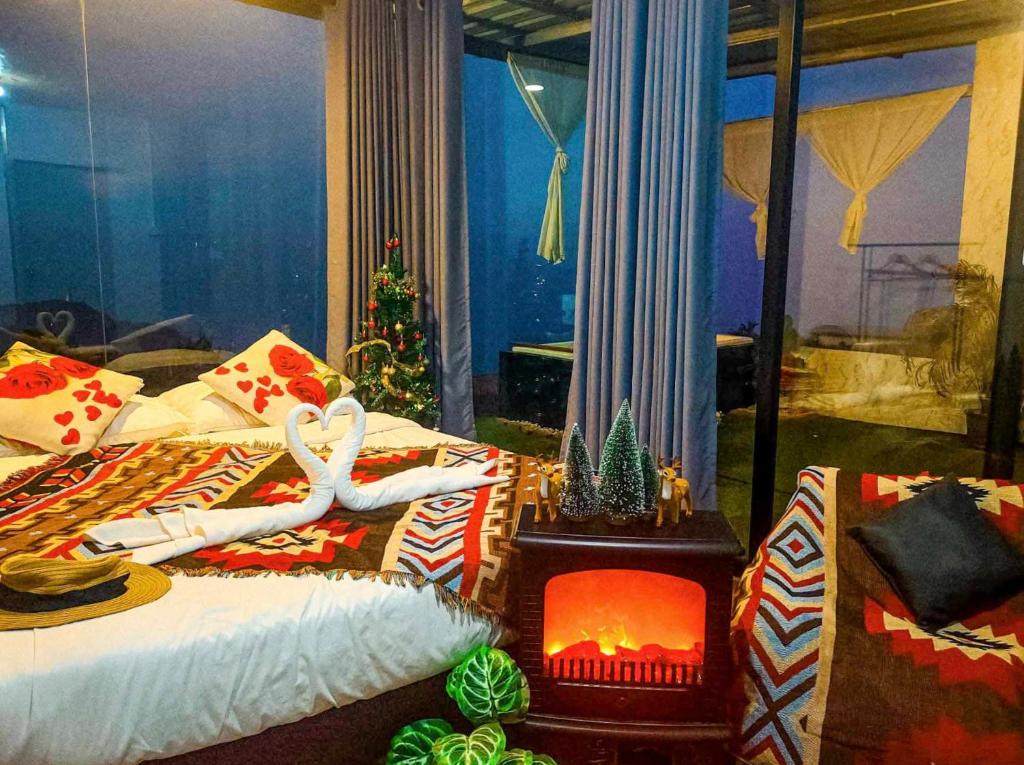 Χώρος καθιστικού στο วันเดย์ภูทับเบิก