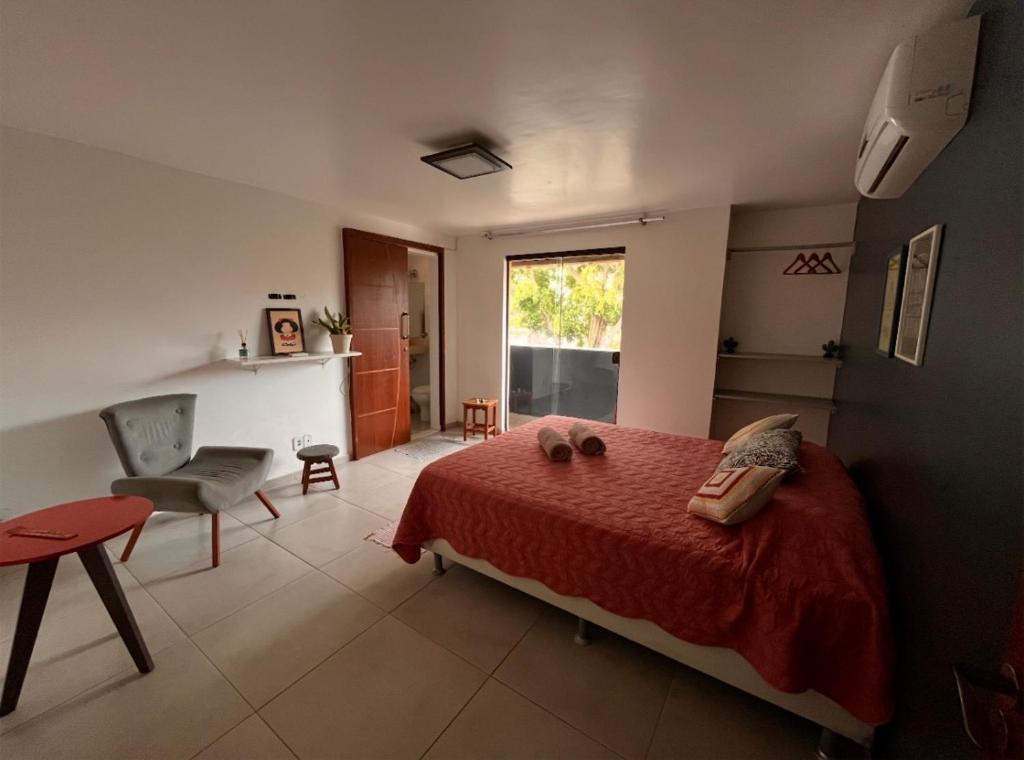 Postel nebo postele na pokoji v ubytování Casa Bom Viver