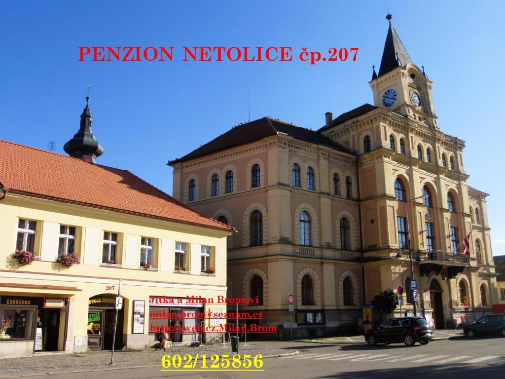 Budova, kde se penzion nachází