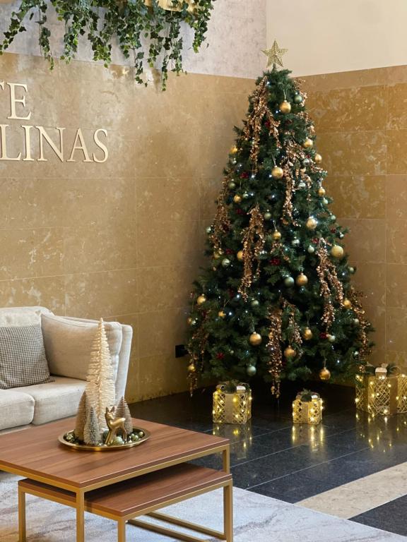 Χώρος καθιστικού στο Hotel Sete Colinas