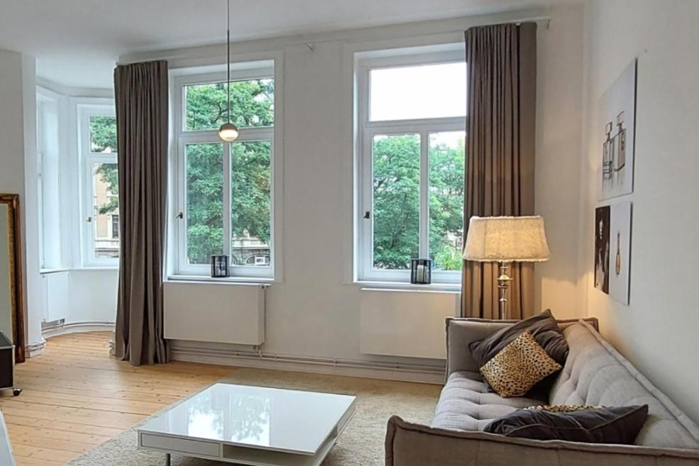 Posezení v ubytování Wedekindplatz Luxury Suites