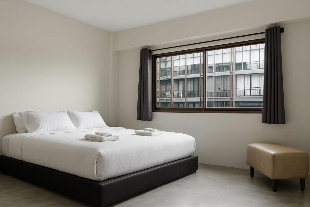 Postel nebo postele na pokoji v ubytování VS Beach Front