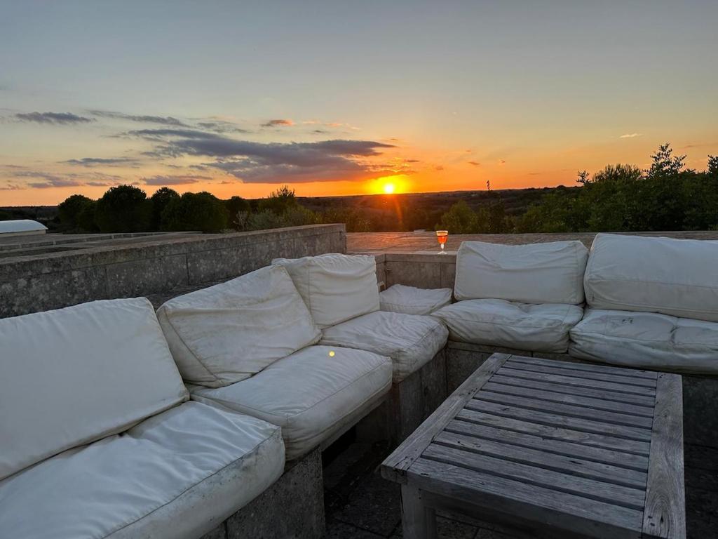 Posezení v ubytování Luxury panoramic villa in Otranto