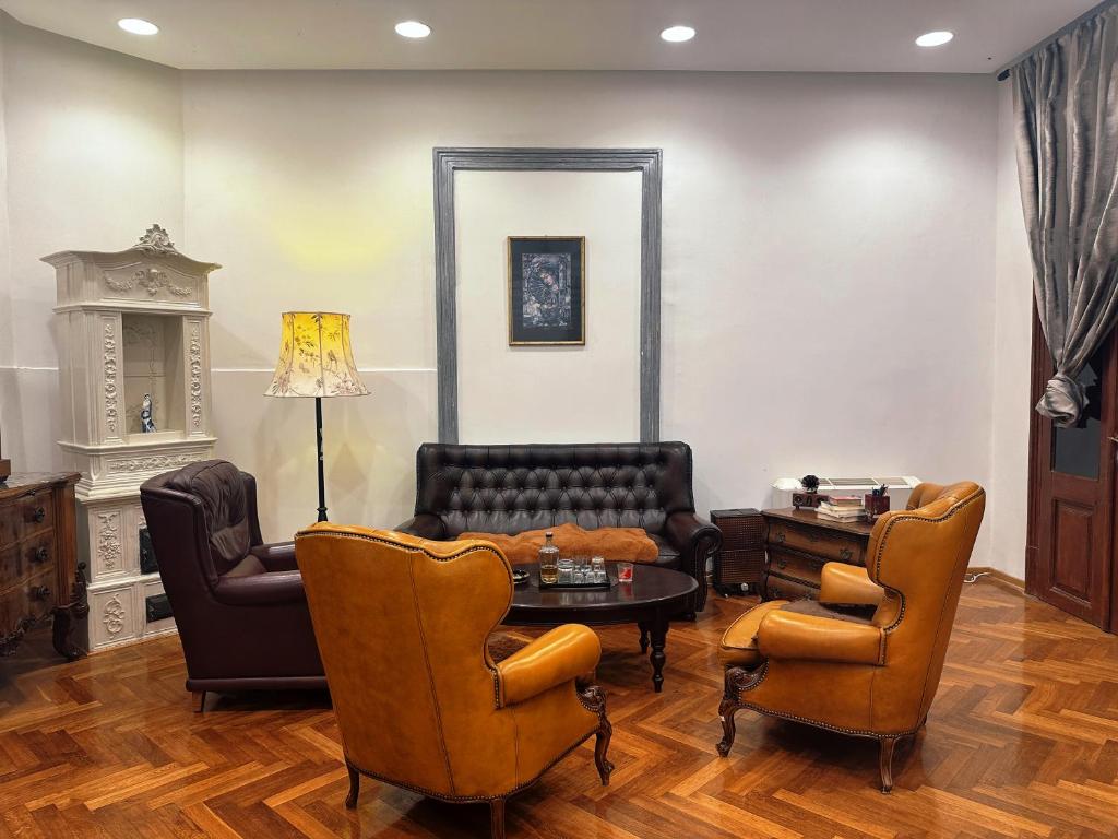 Χώρος καθιστικού στο Marina Luxury Apartment