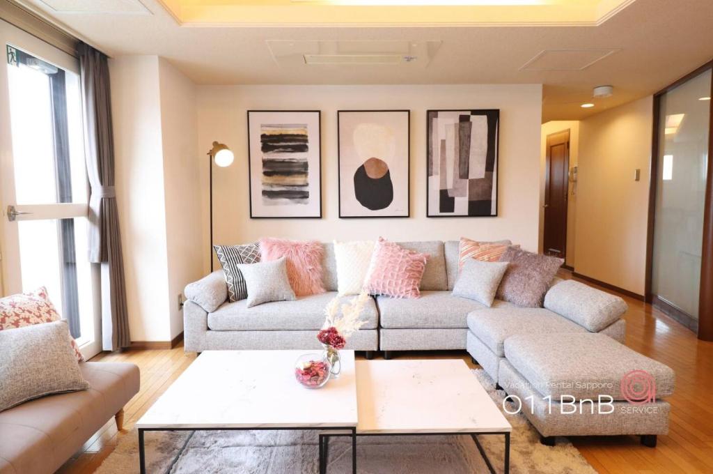 Χώρος καθιστικού στο NK Building 7th and 8th floors - Vacation STAY 66227v