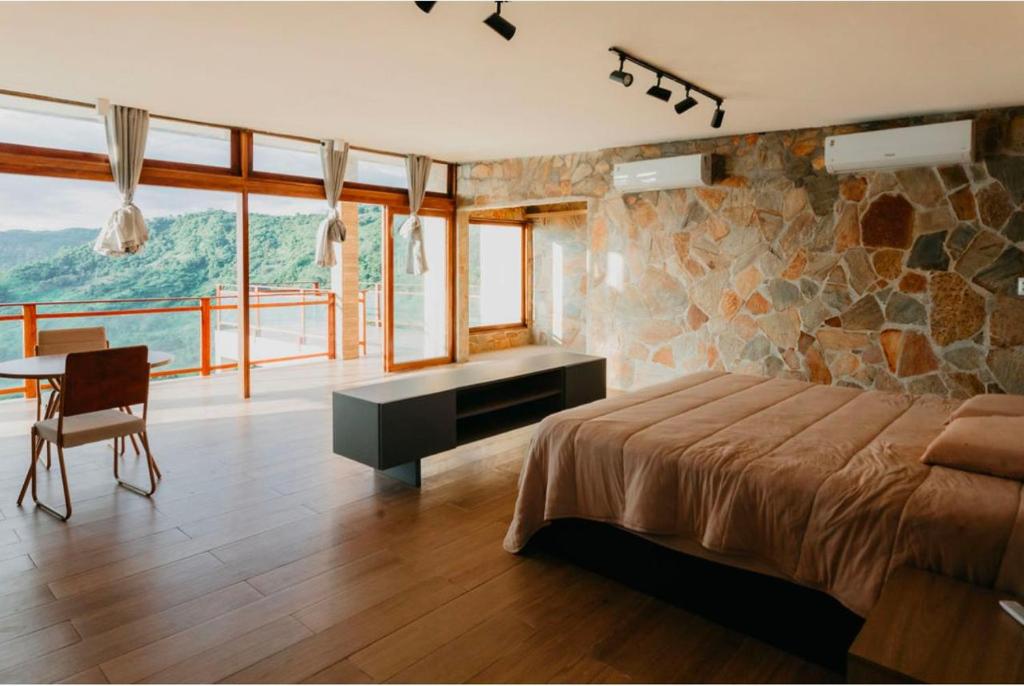 Ένα ή περισσότερα κρεβάτια σε δωμάτιο στο Casa Charme Eco Luxury Charm Hotel & Events