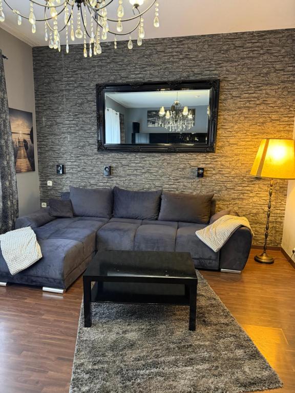 Posezení v ubytování Be-Ta Apartament