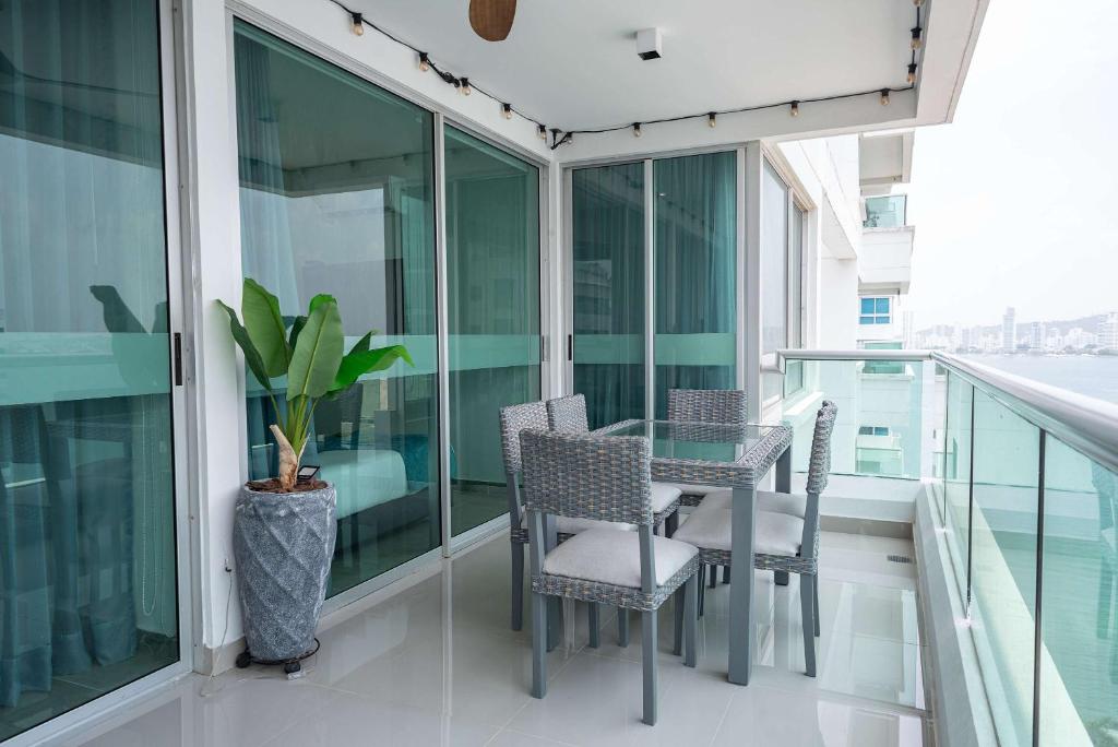 Balkón nebo terasa v ubytování Tres habitaciones - Vista al Mar