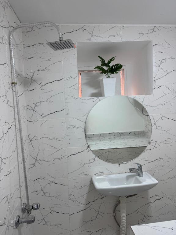 Salle de bains dans l'établissement Maison N 20