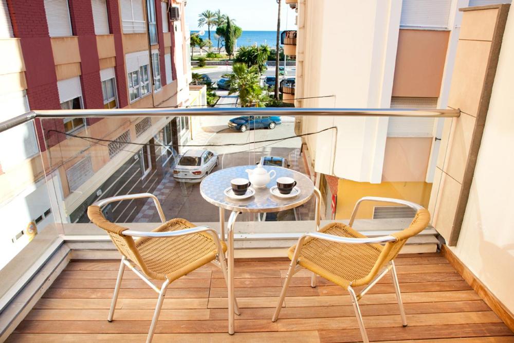 En balkong eller terrasse på Apartamentos Poniente - Mares