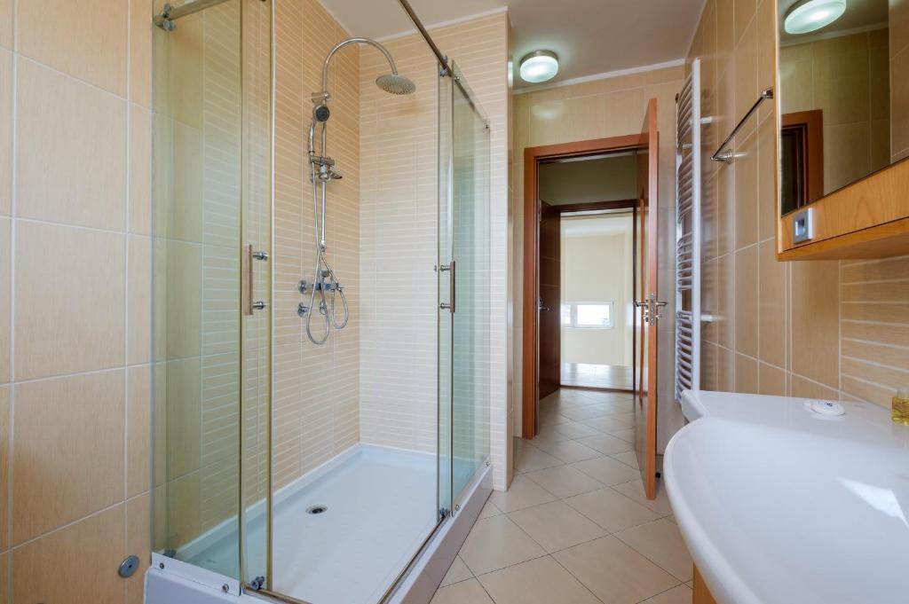 Koupelna v ubytování Villa Bulevar