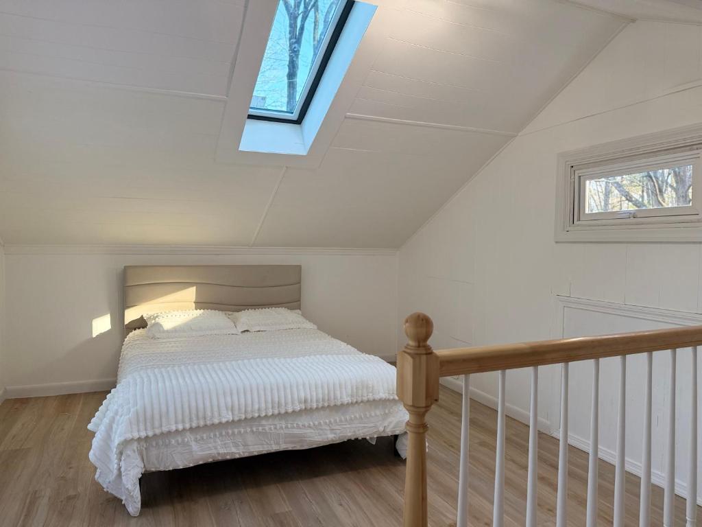 Ένα ή περισσότερα κρεβάτια σε δωμάτιο στο King Cabin