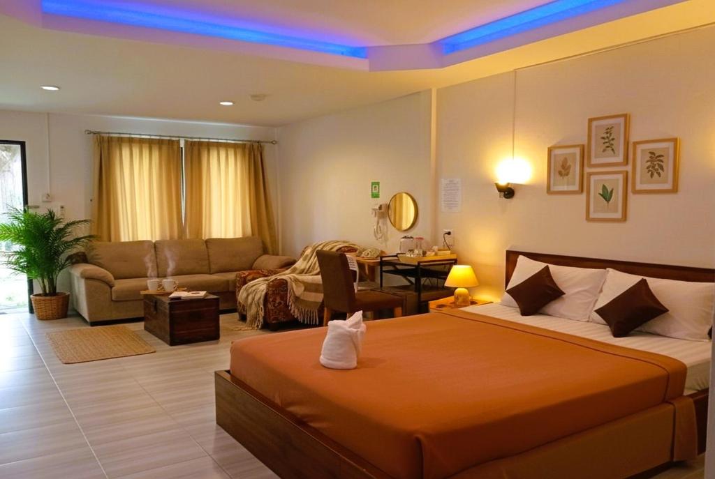 Χώρος καθιστικού στο ViphuananResort