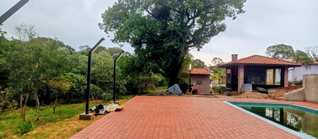 En have udenfor Pousada Sonho do Campo