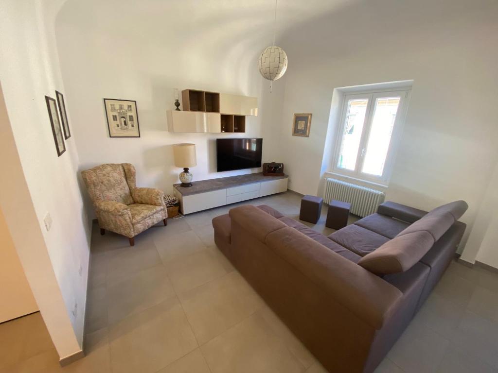 Posezení v ubytování Un passo dal mare, AC, due bagni