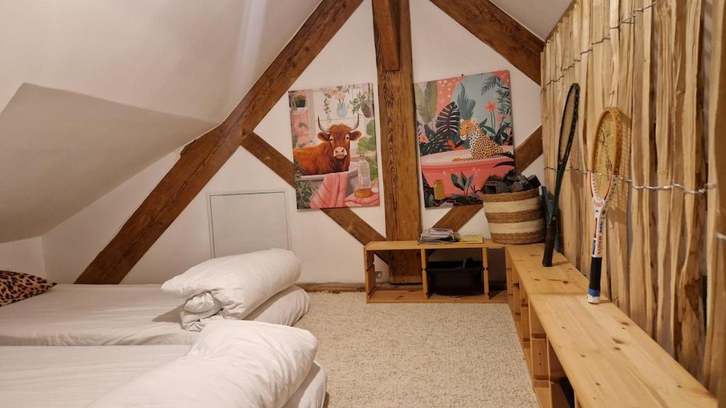 Postel nebo postele na pokoji v ubytování La maison du Caboteur- plein centre 8p