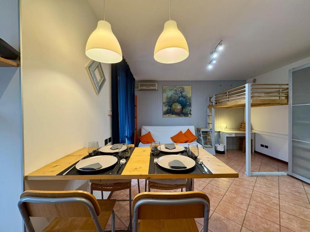 Χώρος καθιστικού στο Piccola Oasi