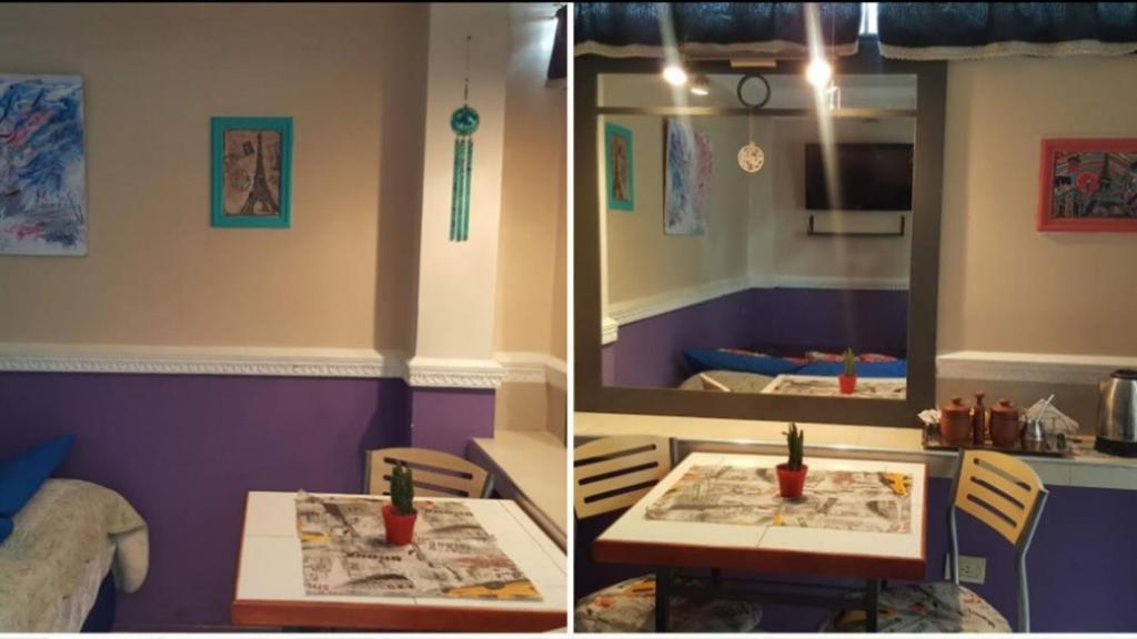 Posezení v ubytování Habitación con baño privado 1 cama doble