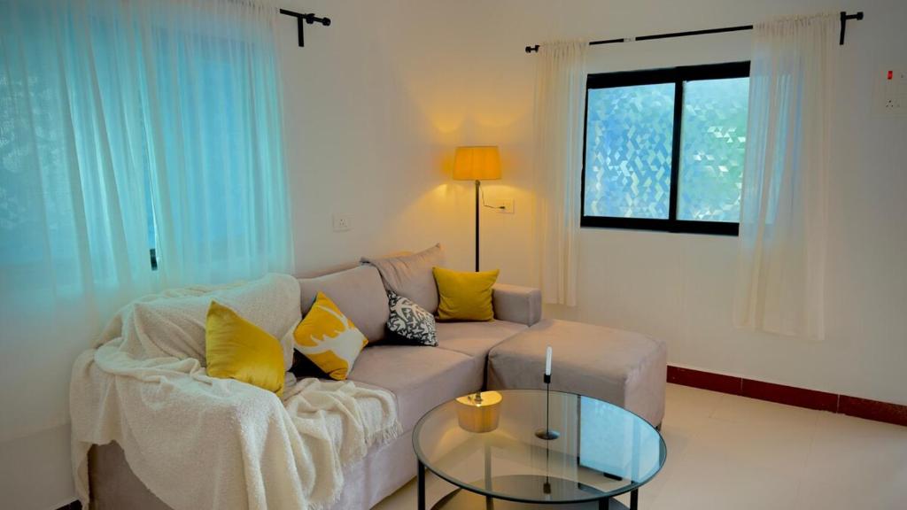 Χώρος καθιστικού στο Meraki Casa