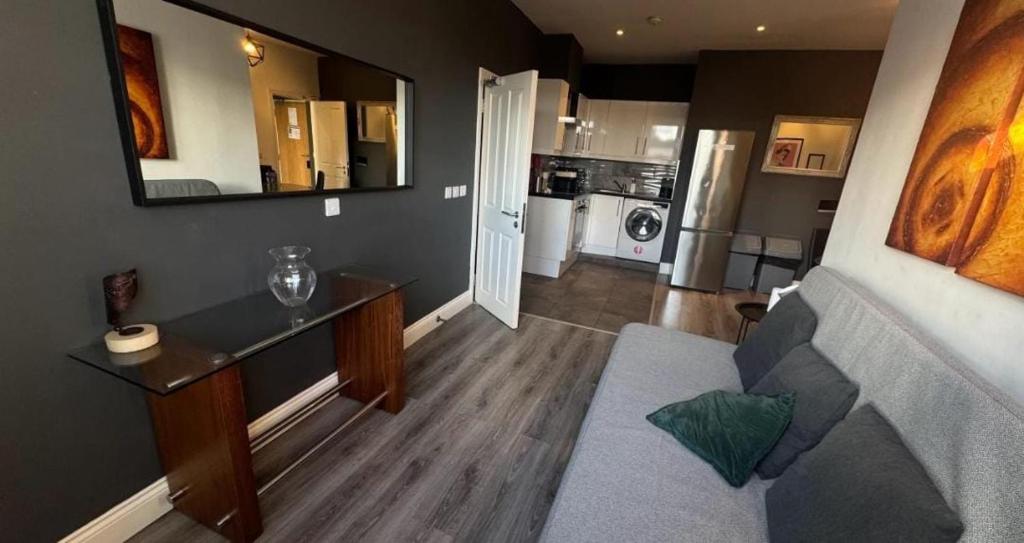 Dapur atau dapur kecil di Abbey Apartments