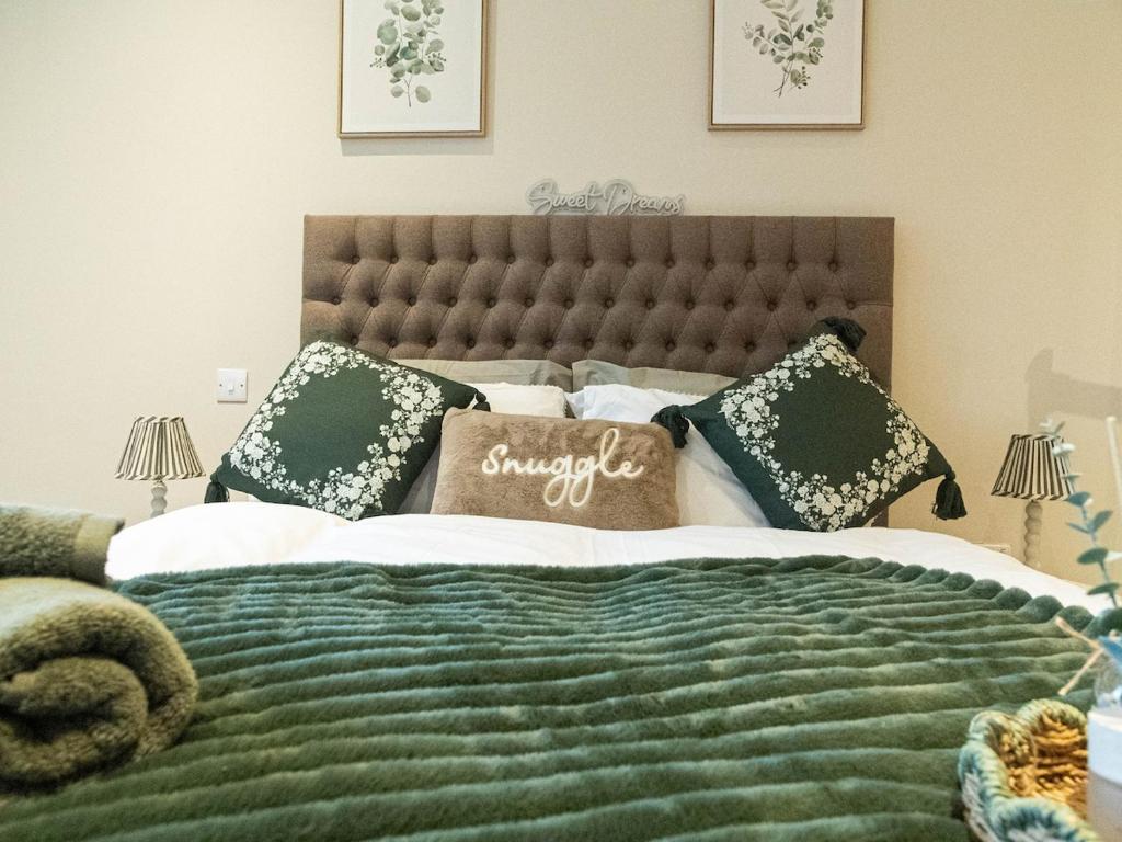 Postel nebo postele na pokoji v ubytování Luxury 1-Bed Apartment in Leeds City Centre