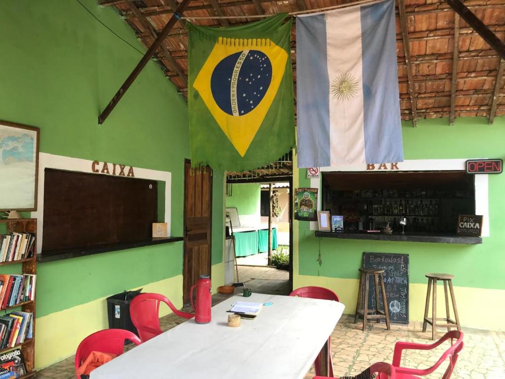 Μια τηλεόραση ή/και κέντρο ψυχαγωγίας στο Camping Refugio SacodoCeu2026