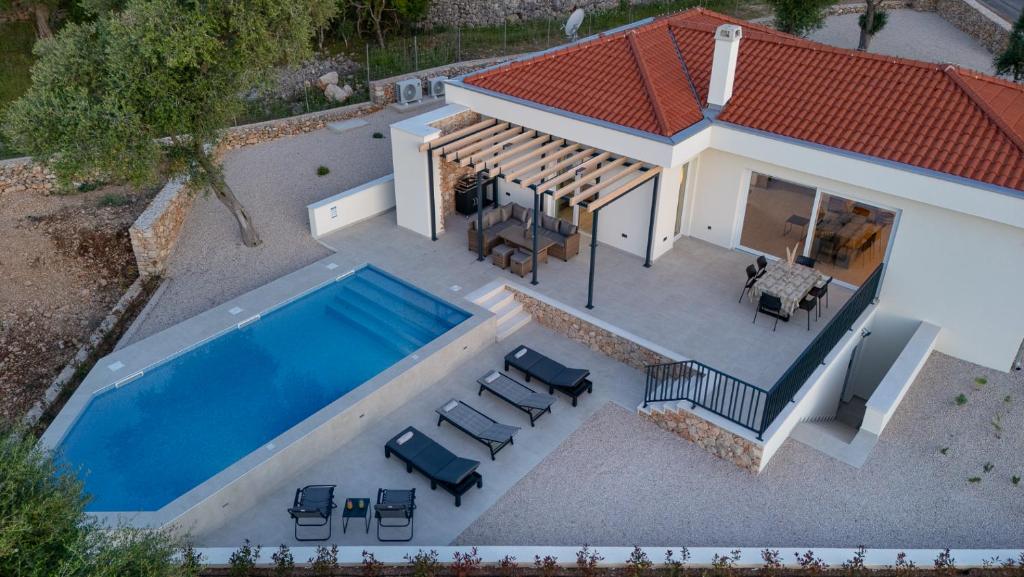 Bazén v ubytování Villa Croatia Heaven nebo v jeho okolí