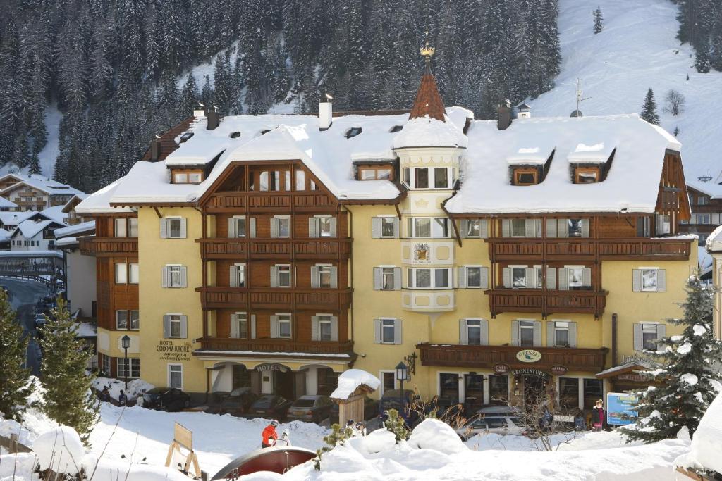 Hotel Corona Krone v zimě