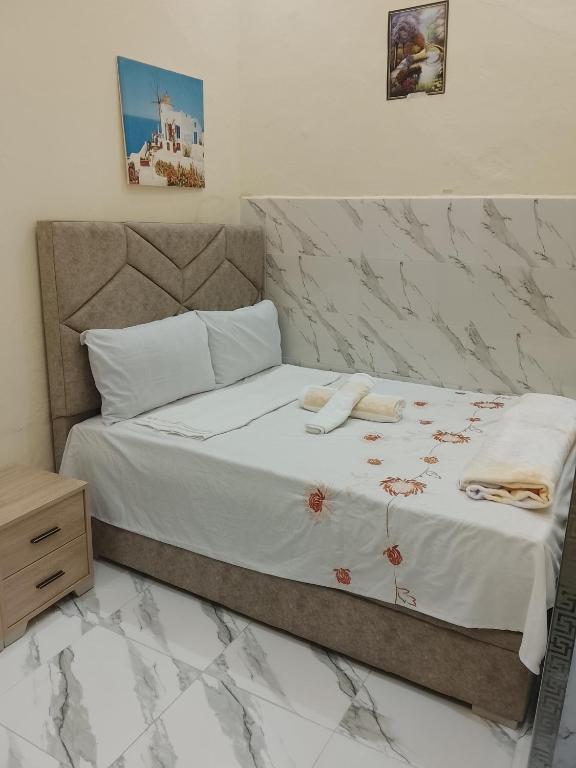 Ένα ή περισσότερα κρεβάτια σε δωμάτιο στο Appartement au coeur de la Kasbah