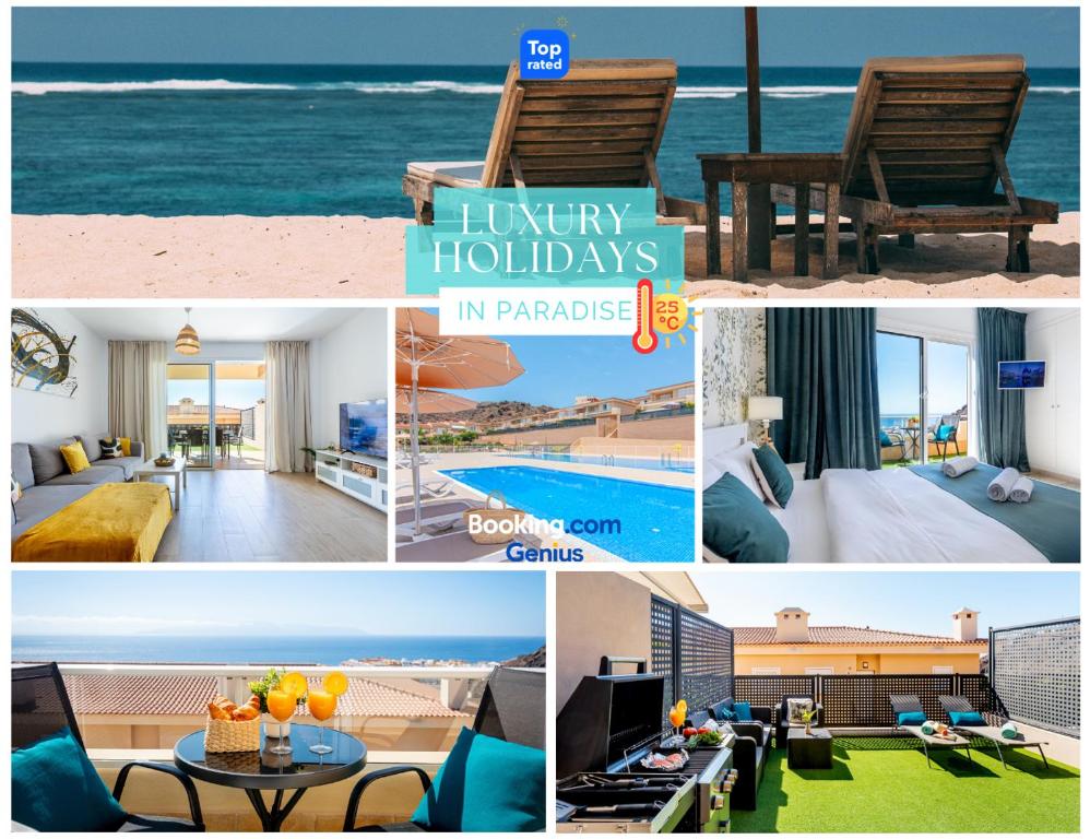 Bazén v ubytování Eden Luxury Home nebo v jeho okolí