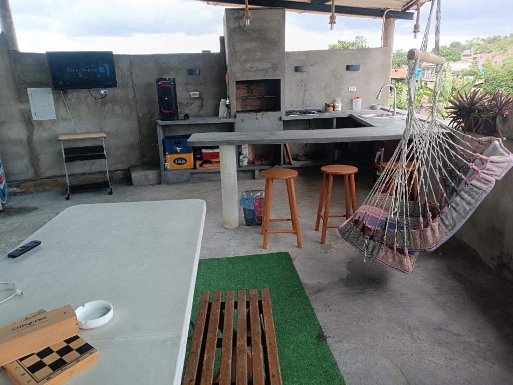 Patio nebo venkovní prostory v ubytování Mini apartamento 2 habitaciones