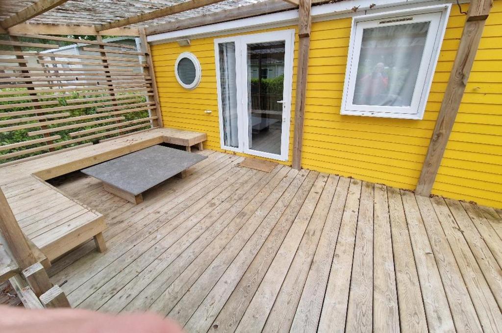 Μπαλκόνι ή βεράντα στο MH3-Confort, 3ch, 6 pl, LAVE VAISSELLE, TV, WI-FI, Draps fournis et ménage, en option !